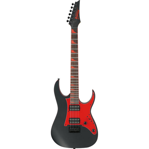 Ibanez GRG131DXBKF RG GIO Series Black Electric Guitar