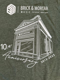 Brick & Mortar Music 10th Anniversary T-Shirt