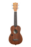 Kala KA15SH2 Satin Mahogany Soprano Ukulele with Hawaiian Islands & Tattoo