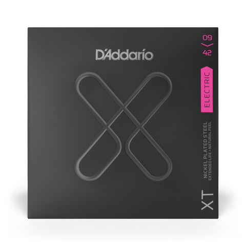 D'Addario XT Nickel Wound Super Light Electric Guitar Strings, 9-42