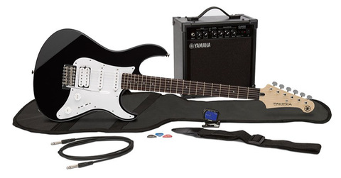 Yamaha Gigmaker Black Electric Guitar Bundle Pack