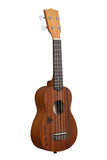 Kala KA15SH2 Satin Mahogany Soprano Ukulele with Hawaiian Islands & Tattoo